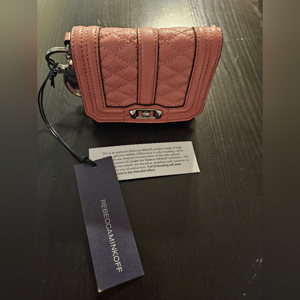 Rebecca Minkoff Love Crossbody Key Fob Color Guava